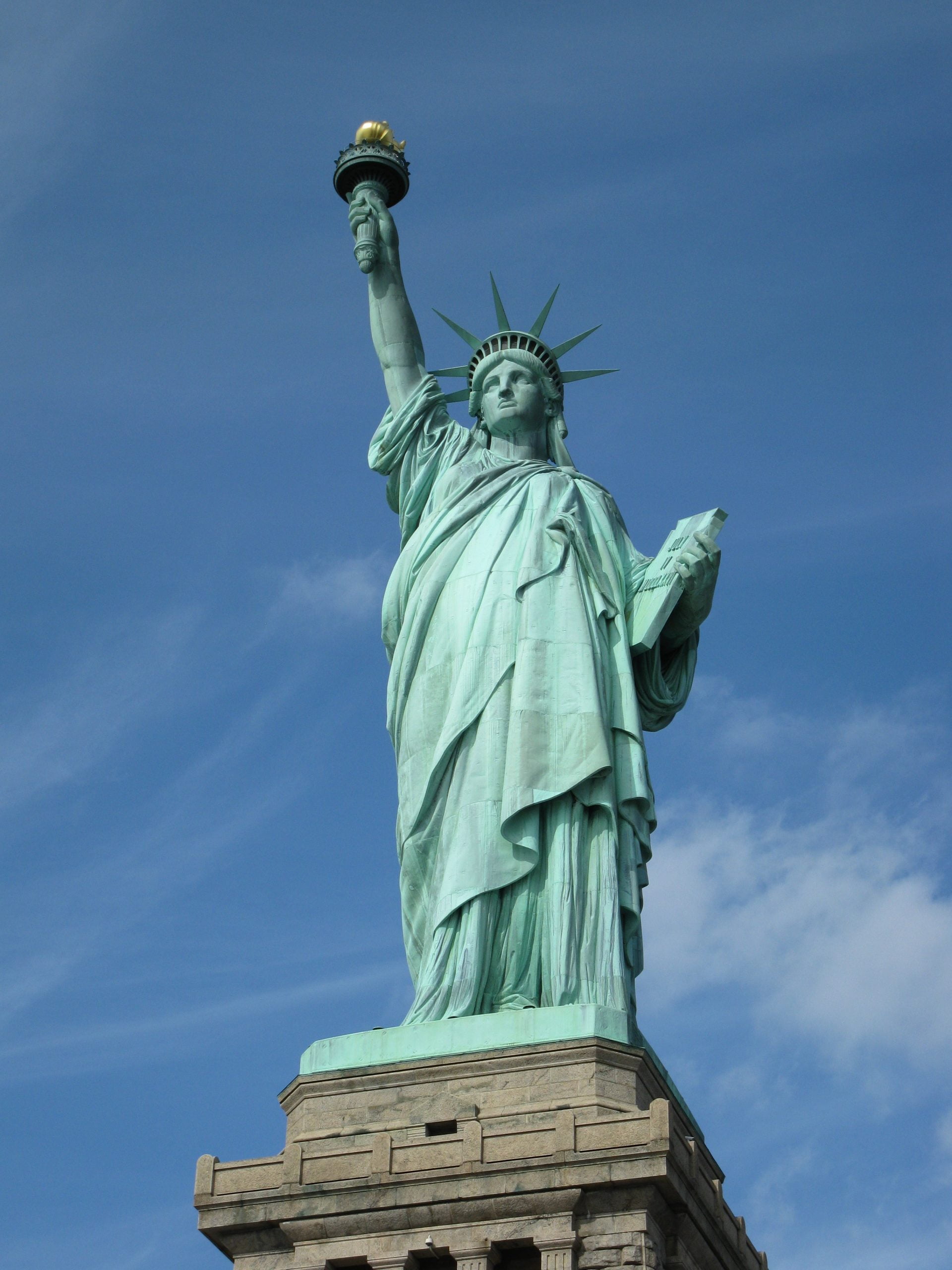 How much does the Statue of Liberty weigh?