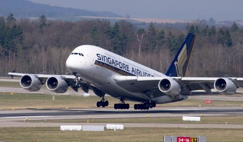 plane, singapore airlines, airbus-380